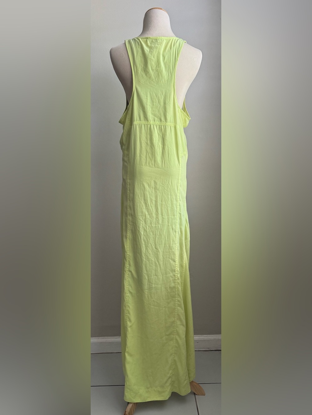 Kenneth Cole Chartreuse High-Low Maxi Dress – Size XL - Picture 3 of 4